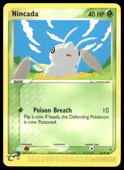 Nincada #66/97 e-reader Dragon Pokemon LP - Image 1