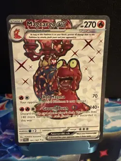 Magcargo ex 191/167 Sv06: Twilight Masquerade Holo Full Art Near Mint Pokemon - Image 1