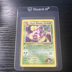Koga’s Weezing 50/132 1st Edition Gym Challenge WOTC Vintage Pokemon - Image 1