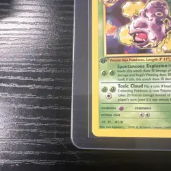 Koga’s Weezing 50/132 1st Edition Gym Challenge WOTC Vintage Pokemon - Image 2