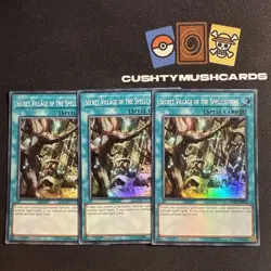 YUGIOH SECRET VILLAGE OF THE SPELLCASTERS SUPER RARE INCH-EN033 1ST EDITION X3 - Image 1