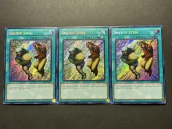 3x Snatch Steal | Secret Rares | BLTR-EN096 | NM | 1st Editions | YuGiOh! - Image 1