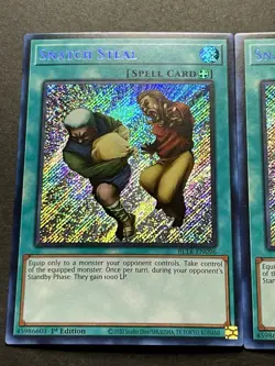3x Snatch Steal | Secret Rares | BLTR-EN096 | NM | 1st Editions | YuGiOh! - Image 3
