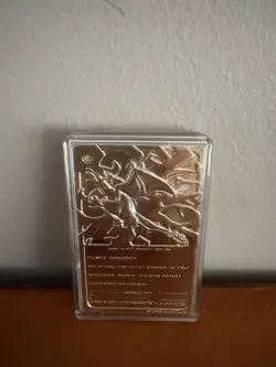 23K Gold Plated CHARIZARD Trading Card 1999 Burger King Pokemon Ball Opened - Image 4