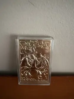 23K Gold Plated CHARIZARD Trading Card 1999 Burger King Pokemon Ball Opened - Image 5