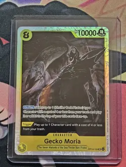 Gecko Moria OP14-104 SR English The Azure Sea's Seven - One Piece Card - NM - Image 1