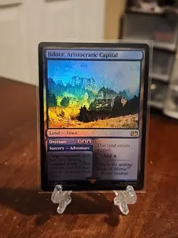 mtg foil Jidoor Aristocratic Capital adventure card, Final Fantasy VI - Image 1