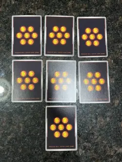 Dragon Balls 1-7 Star Complete Set Foil Dragon Ball Super Card Game | NM - Image 3