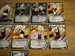 Naruto CCG Ino Yamanaka 11 Card Lot Checkered Foil 1st Edition - Image 3
