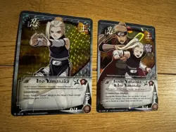 Naruto CCG Ino Yamanaka 11 Card Lot Checkered Foil 1st Edition - Image 5