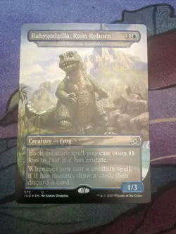 MTG Magic The Gathering Babygodzilla, Ruin Reborn Foil Commander - Image 1