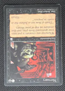 MTG Mortuary - Stronghold - Rare - MP - Vintage Magic The Gathering - Image 3