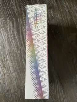 Pokemon TCG Prismatic Evolutions Super Premium Collection Box tear in seal - Image 4