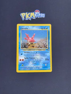 Pokemon TCG Corsola Neo Discovery 37/75 Regular LP. - Image 1