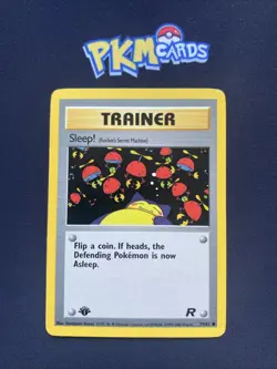 Pokemon TCG Sleep! Team Rocket 79/82 Regular 1st Edition LP. - Image 1