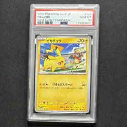 PSA10 Pikachu Gym Promo 120 & 197/SV-P Sequential Set 2023 2024 Japanese Pokemon - Image 4