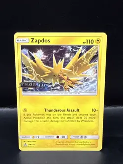 Pokemon Zapdos Black Star Promo Holo SM159 - Sun & Moon - - Image 2