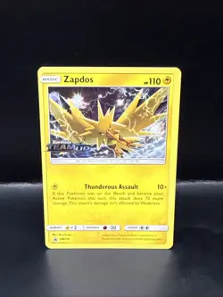 Pokemon Zapdos Black Star Promo Holo SM159 - Sun & Moon - - Image 3
