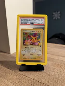 Pokemon Birthday Pikachu Celebrations Classic Collection Holo 24/53 PSA 10 - Image 1