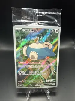 Pokemon TCG Snorlax SVP 051 Scarlet & Violet Black Star Promo Sealed - Image 1