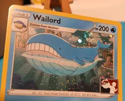 Wailord 038/195 Prize Pack Series Pokemon Play! LP Condition - Image 3