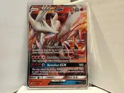 Pokemon TCG - Reshiram GX 11/70 Dragon Majesty Ultra Rare Holo Card NM 0914 #290 - Image 1