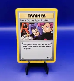Here Comes Team Rocket 15/82 Team Rocket Set Holo Rare Pokemon Card TCG WOTC MP - Image 1