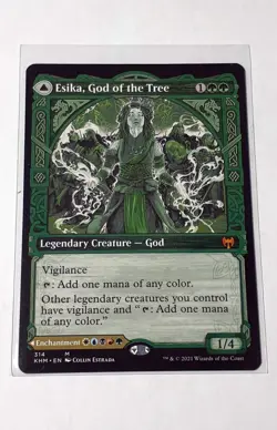 Esika, God of the Tree (Showcase) (Regular) - Kaldheim (KHM) - Image 1