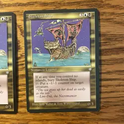MTG: 2X Skeleton Ship LP ‘95 Ice Age Multi-Color Creature - Magic the Gathering - Image 3