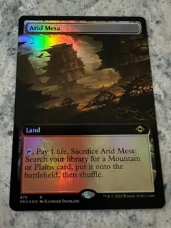 Arid Mesa (Extended Art) - Foil - Modern Horizons 2 - MTG - NM - Image 1
