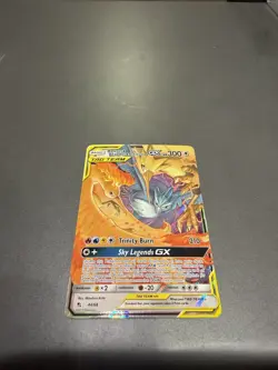 Pokemon TCG Moltres Zapdos Articuno GX 44/68 Hidden Fates Full Art Holo - Image 1