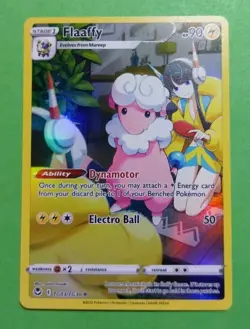 Flaaffy TG03/TG30 Sword & Shield Silver Tempest Trainer Gallery Holo Pokemon, LP - Image 1