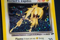 Rocket's Zapdos - 15/132 - Pokemon Gym Challenge Unlimited Holo Rare WOTC LP - Image 1