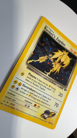 Rocket's Zapdos - 15/132 - Pokemon Gym Challenge Unlimited Holo Rare WOTC LP - Image 2