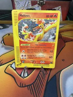 Pokemon Moltres Holo Skyridge H20/H32 MP 2003 WOTC - Image 1