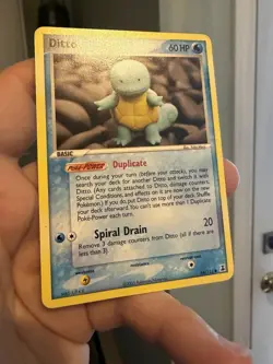 Ditto (Squirtle) 64/113 - Delta Species Pokemon TCG LP With Slight Bend - Image 3