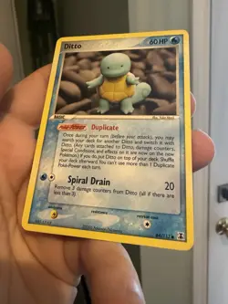 Ditto (Squirtle) 64/113 - Delta Species Pokemon TCG LP With Slight Bend - Image 5