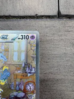 Pokemon TCG Alakazam ex 201/165 SV: Scarlet & Violet 151 Full Art Holo SIR - Image 4