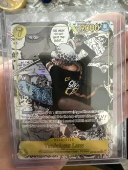 OP10-119 Royal Blood Trafalgar Law Manga Alt Art English NM - Image 1
