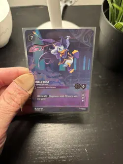 Disney Lorcana - Donald Duck - Flustered Sorcerer (Enchanted) 209/204 - NM - Image 1