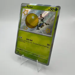 Pokemon Rellor 108/091 Paldean Fates Shiny Rare Holo TCG Card - Image 2