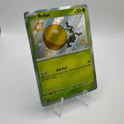 Pokemon Rellor 108/091 Paldean Fates Shiny Rare Holo TCG Card - Image 3