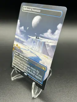 Magic The Gathering Hallowed Fountain (Borderless) Unfinity Normal - Image 4