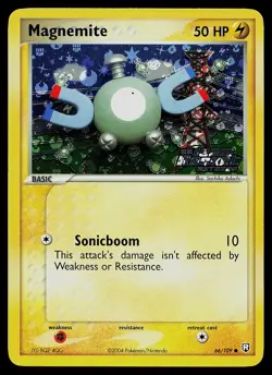 Pokemon Card - Magnemite Team Rocket Returns 66/109 Reverse Holo Stamped - Image 1