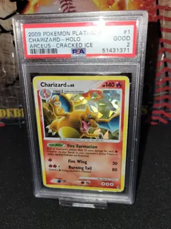 2009 Pokemon Platinum Arceus Charizard Promos #1/99 PSA 2 - Image 1