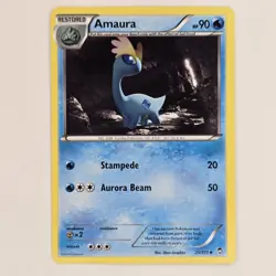 Amaura 25/111 Uncommon XY Furious Fists NM Pokemon - Image 1