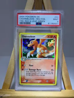 Charmeleon 31/112 EX 2004 Pokemon Fire Red & Leaf Green Reverse Holofoil PSA 9 - Image 1