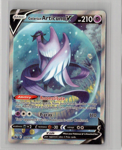 Galarian Articuno V 170/198 - Pokemon TCG Chilling Reign Alternate Art Rare NM - Image 1