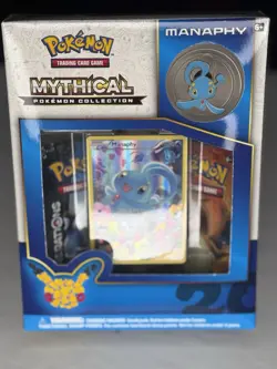 Pokemon 2016 XY Generations Manaphy Mythical Pin Collection Box 20th Anniversary - Image 1