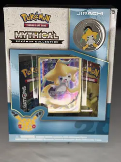 Pokemon 2016 20th Anniversary XY Generations Jirachi Mythical Pin Collection Box - Image 1